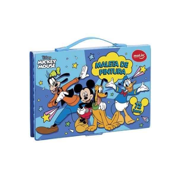 Maleta Para Colorir Disney Mickey Retangular 20036 Molin - PT 1 KT