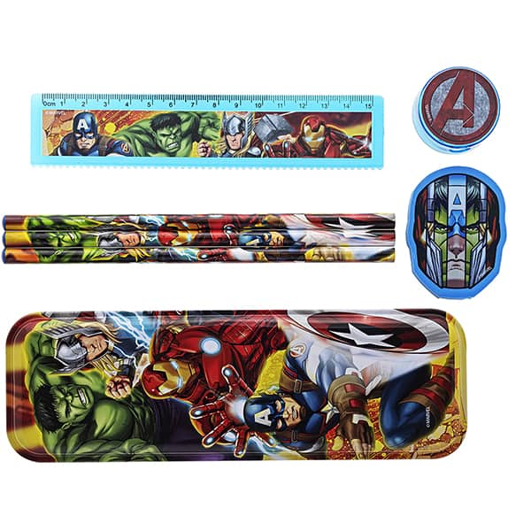 Conjunto escrita Vingadores Avengers Marvel Fun, 22227, Molin - BT 1 UN