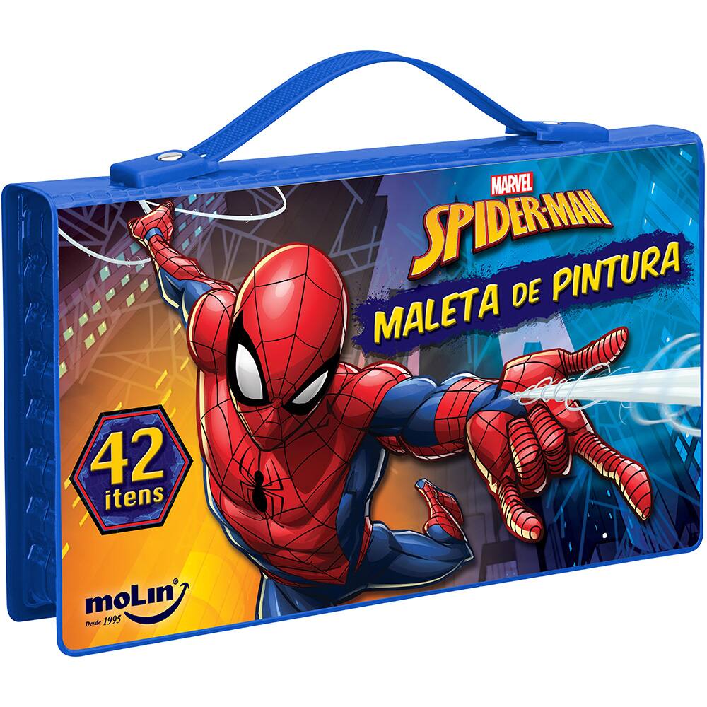 Conjunto de colorir com forma do Homem-Aranha / Spiderman