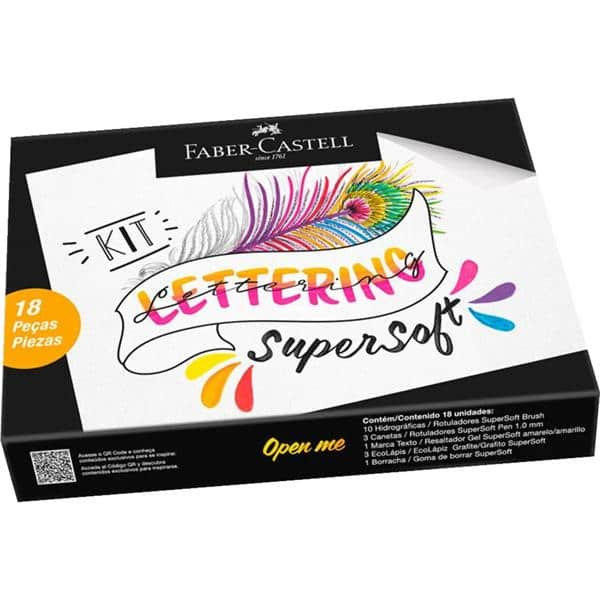 Kit Lettering SuperSoft Faber-Castell PT 1 UN