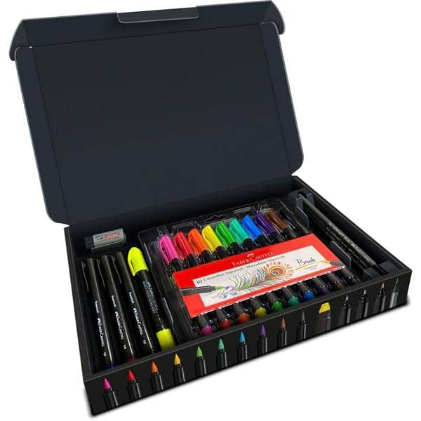 Kit Lettering SuperSoft Faber-Castell PT 1 UN