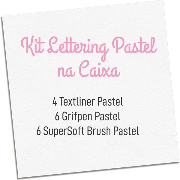 Kit Lettering Pastel Faber-Castell PT 1 UN
