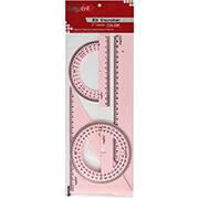 Conjunto desenho escola 2grau new line rosa pastel Maxcril PT 1 UN