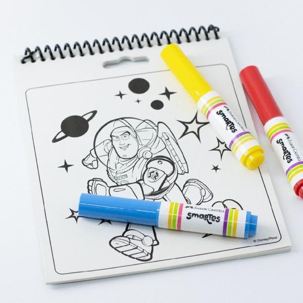 Bloco para colorir Smartes Toy Story com Canetinhas Mágicas, Faber-Castell - PT 1 UN