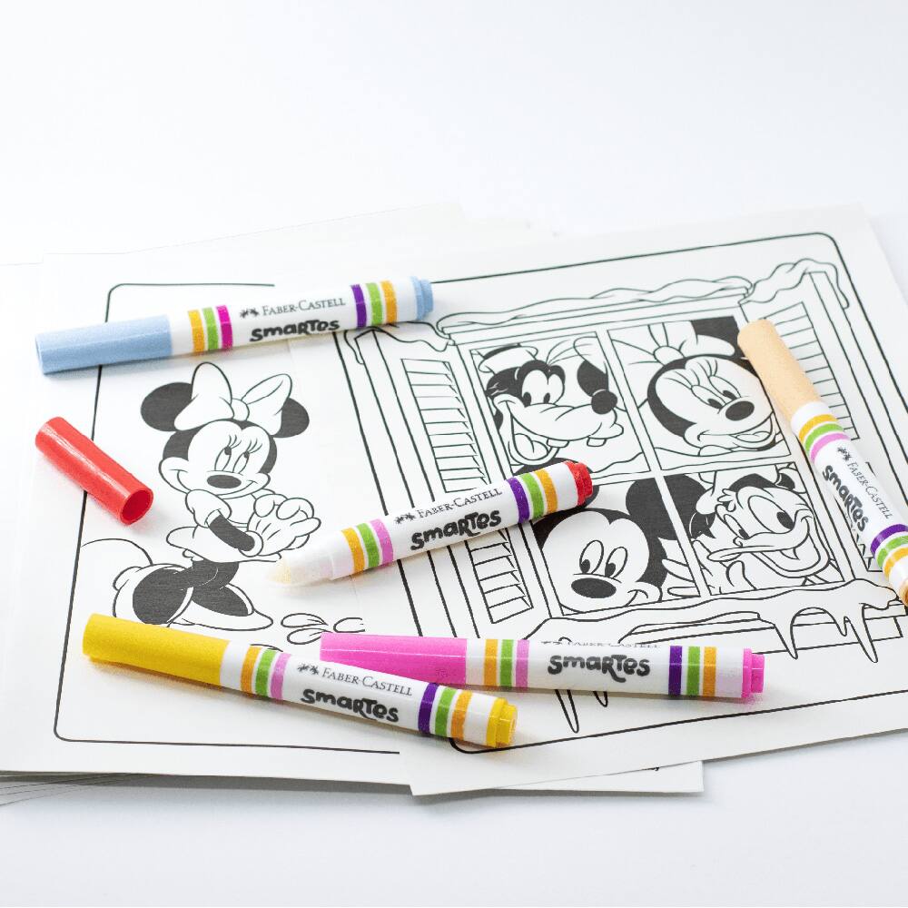 Kit de Colorir Smartes Princesas com Canetinhas Mágicas, Faber