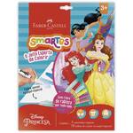 Kit De Colorir Smartes Princesas Disney Com Canetinhas Mágicas, Faber-Castell - PT 1 UN