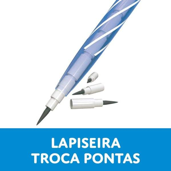 Kit escolar Spiro Azul, com 4 itens, 46.3724, Cis - ET 4 UN