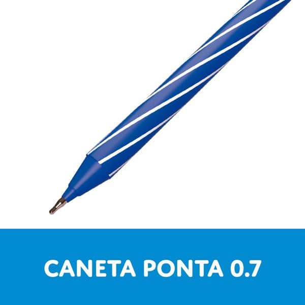 Kit escolar Spiro Azul, com 4 itens, 46.3724, Cis - ET 4 UN