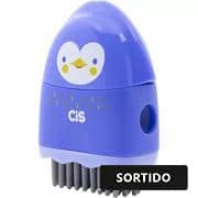 Apontador com Depósito, Borracha e Escova, Cores Sortida, Cis - UN 1 UN Apontador com Depósito, Borracha e Escova, Cores Sortida, Cis - UN 1 UN