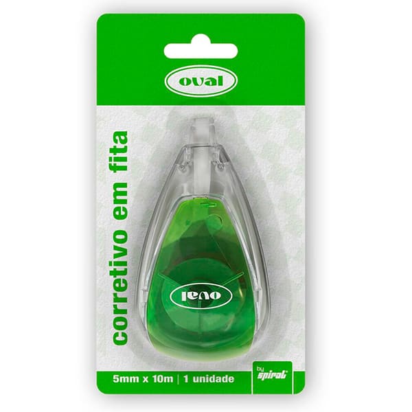 Corretivo em fita, 5 mm x 10 m, 648, Oval BT 1 UN
