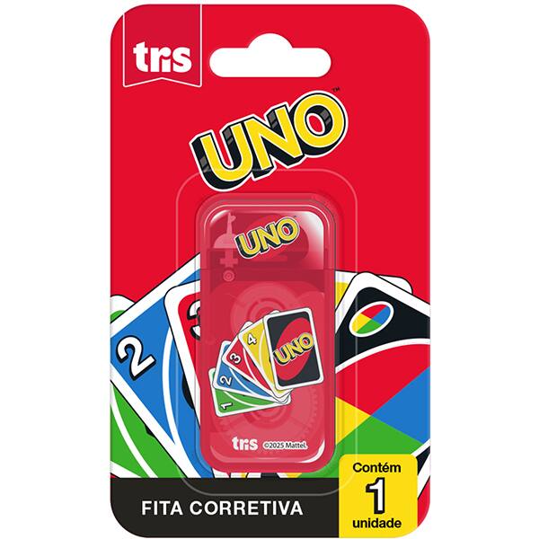 Corretivo em fita 5mmx3,5m Uno 909770 Tris BT 1 UN