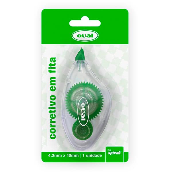 Corretivo em fita 4,2mmx10m slim Oval BT 1 UN