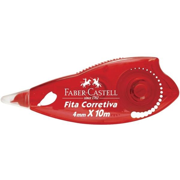 Fita Corretiva 4mmx10 Faber-Castell CA 1 UN