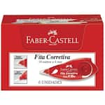 Corretivo em fita 4mmx10m OF/7072 Faber-castell CX 6 UN