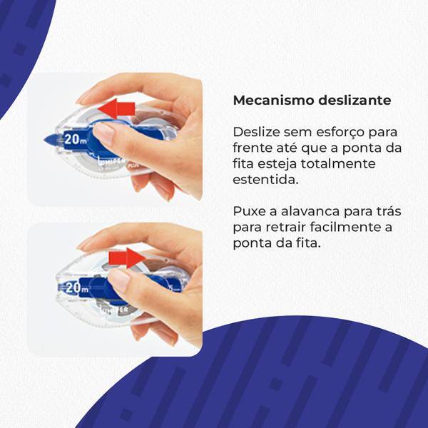 Corretivo em fita longa, 5mm x 20m, SM/ZTP305C, Pentel - BT 1 UN