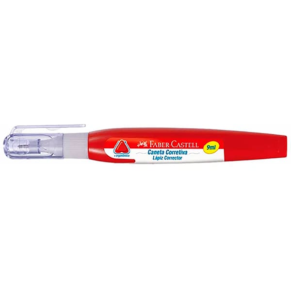 Caneta Corretiva, 9ml, Faber-Castell - CX 12 UN