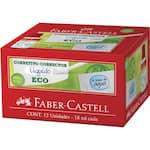 Corretivo Líquido Eco, Caixa Com 12 Unidades, Faber-Castell - CX 1 UN
