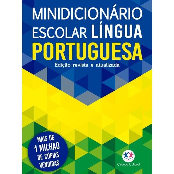 Mini-Dicionário Escolar Língua Portuguesa Ciranda Cultural PT 1 UN
