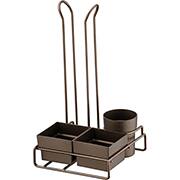Dispenser para copos 80ml com 3 divisórias, Bronze, 1151CF, Future - PT 1 UN Dispenser para copos 80ml com 3 divisórias, Bronze, 1151CF, Future - PT 1 UN