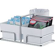 Suporte para sachês e mexedor branco 1156BC Future BT 1 UN Suporte para sachês e mexedor branco 1156BC Future BT 1 UN