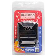 Carimbo auto-entintado com a palavra Recebido, 302 Vpower, Carimbos Nykon - BT 1 UN