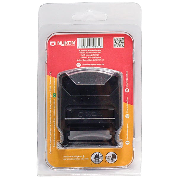 Carimbo auto-entintado com a palavra Recebido, 302 Vpower, Carimbos Nykon - BT 1 UN