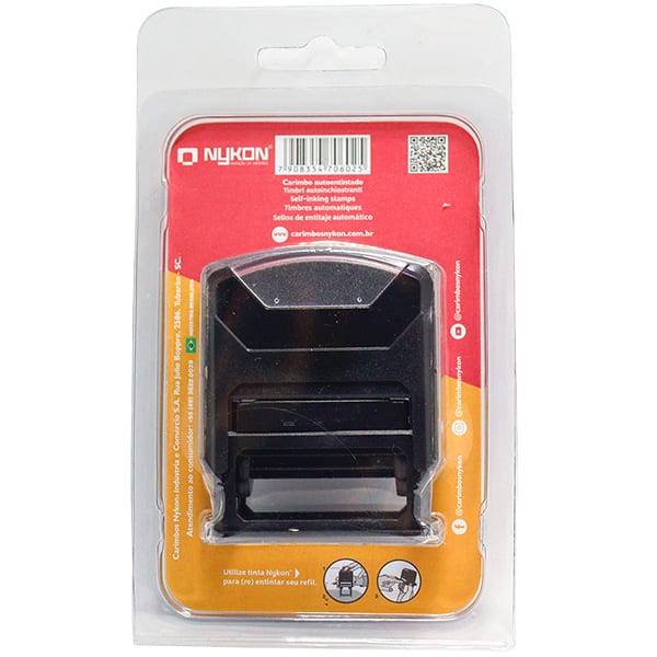 Carimbo auto-entintado com a palavra Entregue, 302 Vpower, Carimbos Nykon - BT 1 UN