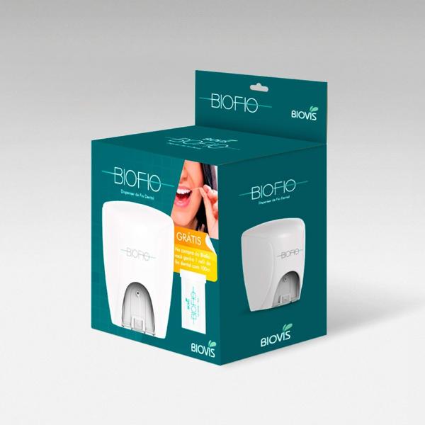 Dispenser de fio dental biofio 001621 Biovis CX 1 UN