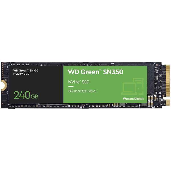 SSD WD Green SN350 240GB,NVMe,(2400MB/s,900MB/s) WDS240G2G0C, Western Digital - CX 1 UN