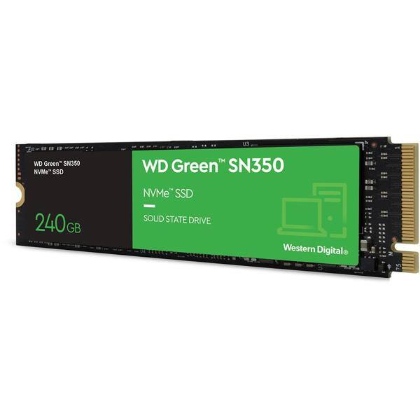 SSD WD Green SN350 240GB,NVMe,(2400MB/s,900MB/s) WDS240G2G0C, Western Digital - CX 1 UN