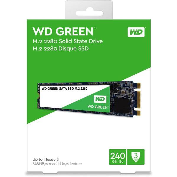 SSD WD Green SN350 240GB,NVMe,(2400MB/s,900MB/s) WDS240G2G0C, Western Digital - CX 1 UN