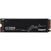 SSD 512 GB Kingston KC3000, M.2 2280 PCIe Gen 4 NVMe, Leitura 7000MB/s Gravação 3900MB/s - SKC3000S - BT 1 UN