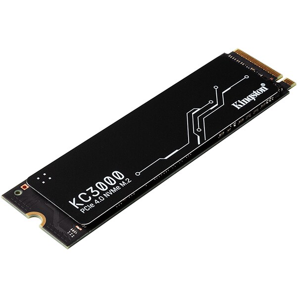 SSD 1 TB Kingston KC3000, M.2 2280 PCIe Gen 4 NVMe, Leitura 7000MB/s Gravação 6000MB/s - SKC3000S - BT 1 UN