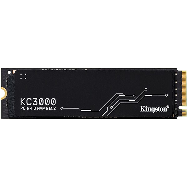 SSD 2 TB Kingston KC3000, M.2 2280 PCIe Gen 4 NVMe, Leitura 7000MB/s Gravação 7000MB/s - SKC3000S - BT 1 UN