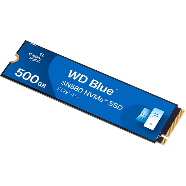 SSD 500 GB WD Blue, M.2 2280 PCIe Gen 4 NVMe, Leitura 4000MB/s Gravação 3600MB/s - WDSG3B0- Western Digital - CX 1 UN