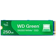 SSD 250 GB WD Green, M.2 2280 PCIe Gen 3 NVMe, Leitura 2400MB/s Gravação 1500MB/s - WDSG2G0- Western Digital - CX 1 UN