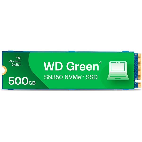 SSD 500 GB WD Green, M.2 2280 PCIe Gen 3 NVMe, Leitura 2400MB/s Gravação 1500MB/s - WDSG2G0- Western Digital - CX 1 UN