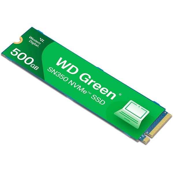 SSD 500 GB WD Green, M.2 2280 PCIe Gen 3 NVMe, Leitura 2400MB/s Gravação 1500MB/s - WDSG2G0- Western Digital - CX 1 UN