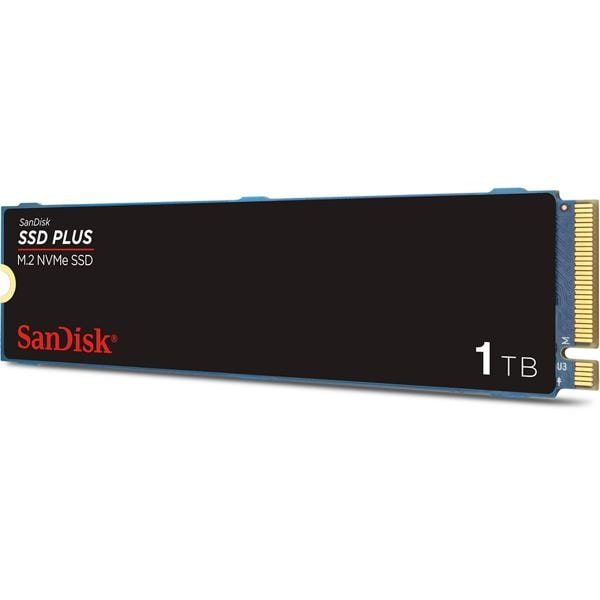 SSD 1 TB SanDisk Plus, M.2 2280 PCIe Gen 3 NVMe, Leitura 3200MB/s Gravação 2500MB/s - SSDA3N - BT 1 UN