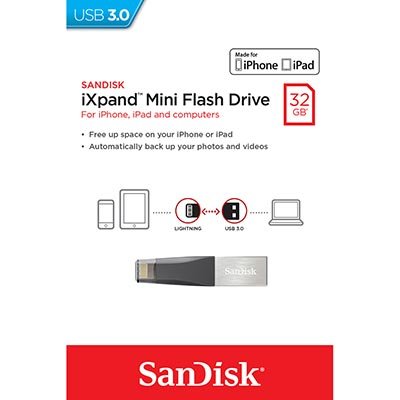 Pen Drive Dual Drive iXpand 32gb  iPhone/iPad SanDisk BT 1 UN