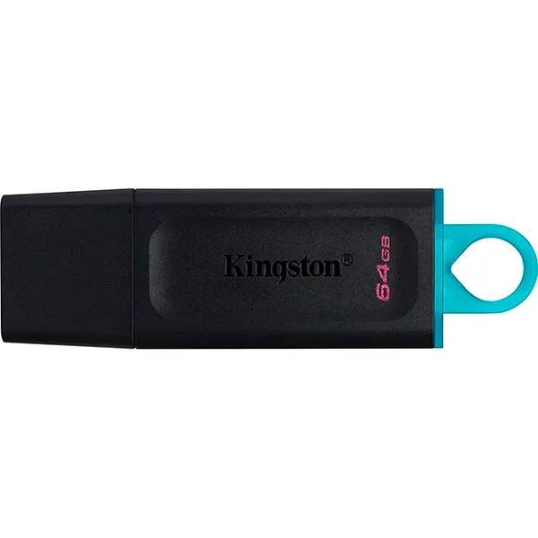 Pen Drive 64GB USB 3.2, Exodia, Preto, DTXG2/64GB, Kingston - BT 1 UN Pen Drive 64GB USB 3.2, Exodia, Preto, DTXG2/64GB, Kingston - BT 1 UN