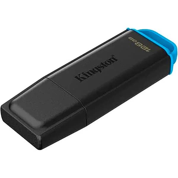 Pen Drive 128GB USB 3.2, Exodia, Preto e Azul, DTXG2/128G, Kingston - BT 1 UN Pen Drive 128GB USB 3.2, Exodia, Preto e Azul, DTXG2/128G, Kingston - BT 1 UN