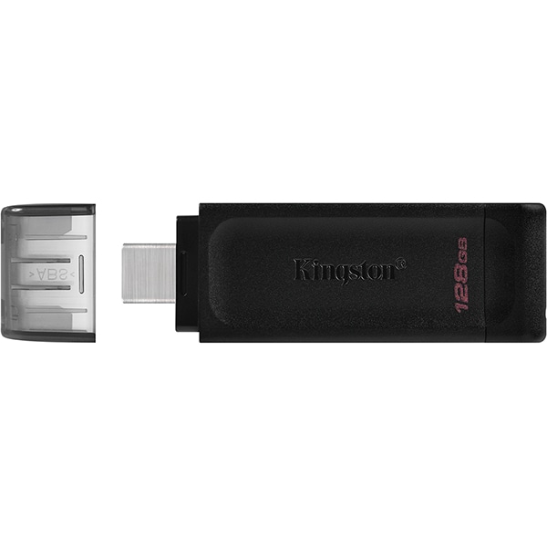 Pen Drive DataTraveler 70 128GB, USB-C 3.2, Kingston - BT 1 UN