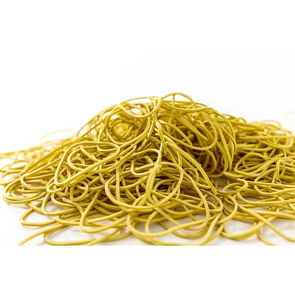Elástico látex Amarelo, n.18, 60 unidades, REA05, Red Bor - PT 1 UN