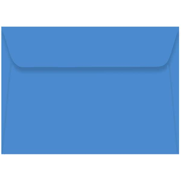 Envelope 80g comercial 114x162 azul royal 3056 Romitec CX 50 UN