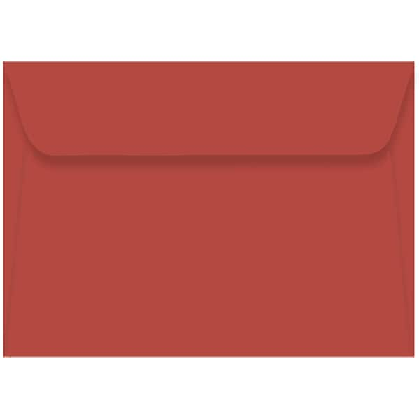 Envelope 80g comercial 114x162 vermelho 5444 Romitec CX 50 UN