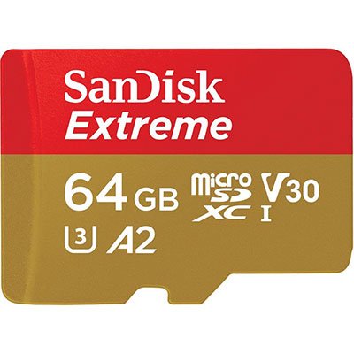Cartão de memória micro SD 64gb com adaptador Classe10 A1/U3/4K SanDisk  BT 1 UN