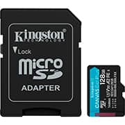 Cartão de memória micro SD 128GB Canvas GP com adaptador SDCG4, Kingston - BT 1 UN Cartão de memória micro SD 128GB Canvas GP com adaptador SDCG4, Kingston - BT 1 UN