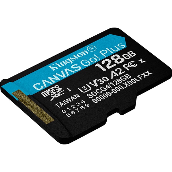 Cartão de memória micro SD 128GB Canvas GP com adaptador SDCG4, Kingston - BT 1 UN