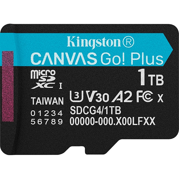 Cartão de memória micro SD 1TB Canvas GP c/adap SDCG4 Kingston BT 1 UN
